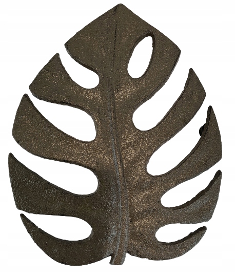 Untersetzer Aus Gusseisen Für Den Monstera-topf, Braun