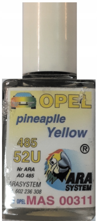 Opel 485 52u Ananasgelb Lackkratzerreparatur 10 Ml Ara