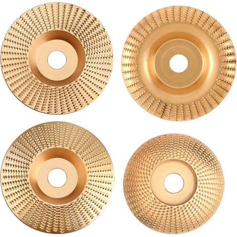 Ymyny 4-teilige Holzschleifscheibe, Holzschleifscheibe, Wolframkarbid-holzschleifscheiben Zum Formen, Schleifen Und Schneiden – Kompatibel Mit 115 Mm Oder 125 Mm Winkelschleifern
