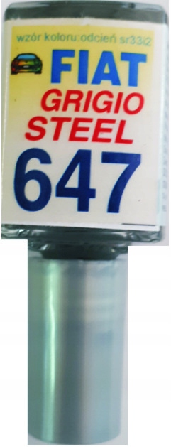 Fiat Grigio Stahl 647 Autolackkratzerreparatur 10ml Arasystem