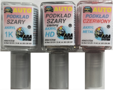 Autolack-kratzerreparatur-grundierung Grau Arasystem 10 Ml
