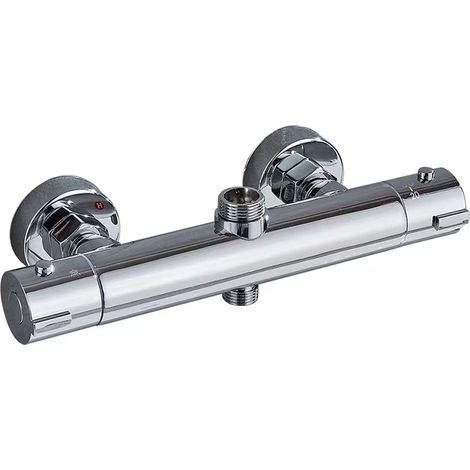 Duschmischer, Wassertemperaturregelung, Wandhahn, Thermostathahn Für Elektrischen Warmwasserbereiter, Doppelhahn Aus Kupfer.
