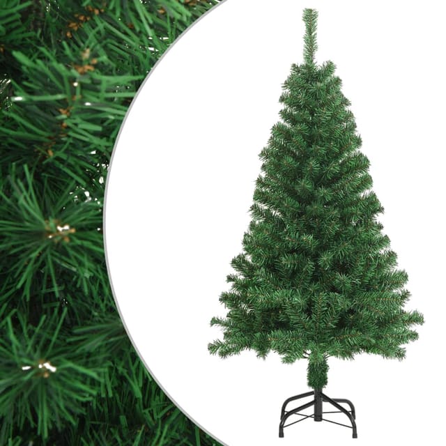 Vidaxl Künstlicher Weihnachtsbaum Mit Dicken Zweigen Grün 120 Cm Pvc