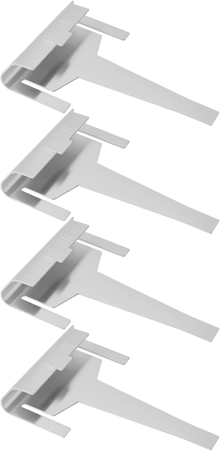 Set Mit 4 Schlauchschellen Für Kühlschrankablauf Da61-06796a Ap5579885, Kompatibel Mit Samsung-kühlschränken, Silber