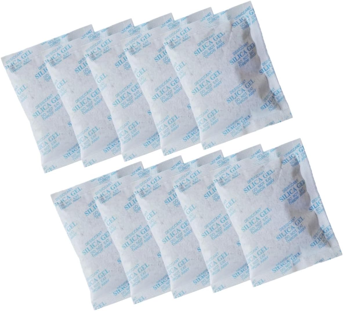 100 Saugfähige, 10 G Schwere, Mineralhaltige Vlies-feuchtigkeitsabsorberbeutel Für Schubladen Und Kleidung, Zur Kondensationskontrolle, 100er-packung