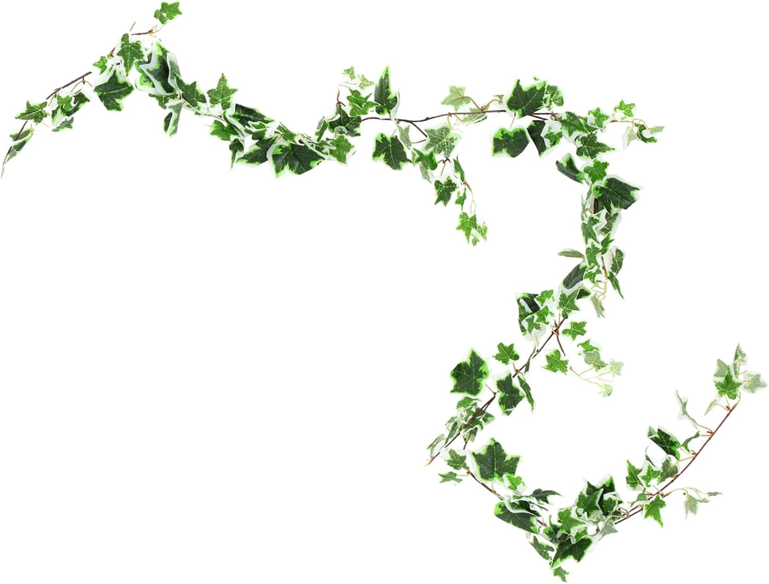 Künstliche Weinrebengirlande, 2 M, Mit Grünen Blättern, Aus Pp- Und Seidengewebe, Dekorativ Und Farbecht, Für Garten- Und Innendekoration