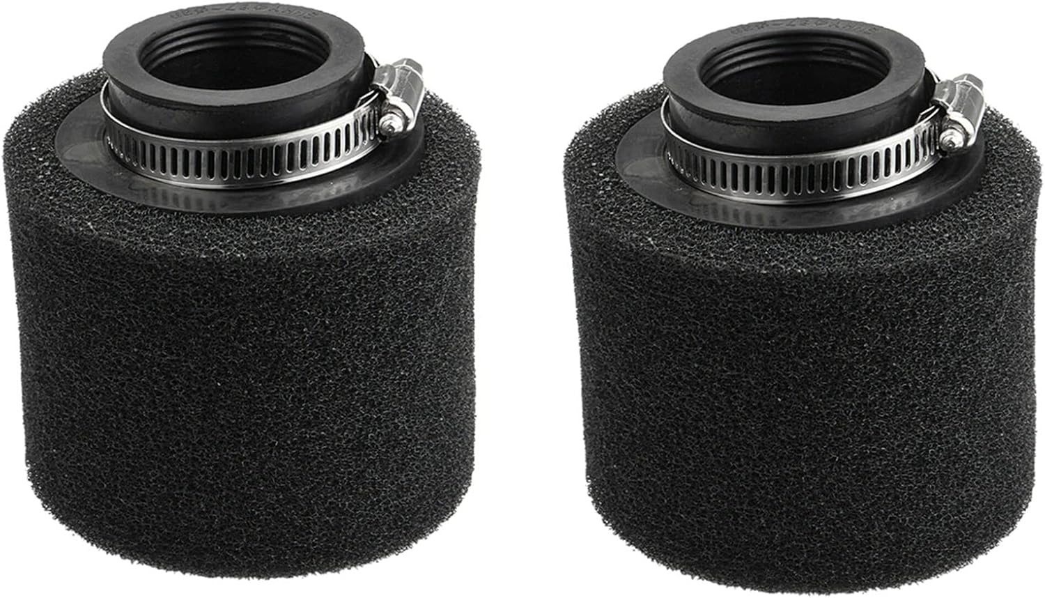 Set Mit 2 Schwarzen Doppelschaumstoff-luftfiltern 38 Mm Für 110/125/150 Cm³ Pit Dirt Bike Atv