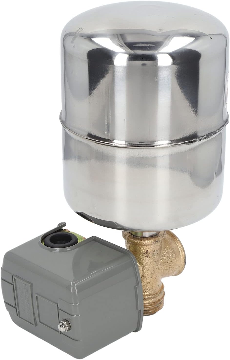 Einstellbarer Druckschalter Für Brunnenpumpen (20 Bis 40 Psi) Mit 2-liter-druckbehälter Und Anschlussset, 110 V Oder 230 V, Für Selbstansaugende Wasserpumpen Oder Automatische Pumpensteuerung