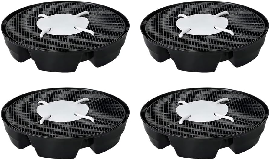 Set Mit 4 Großen, 32 Cm Großen, Selbstbewässernden Blumentöpfen, Automatischem Bewässerungssystem, Topfbasis Für Anzuchtzelte, Gewächshäuser, Gärten