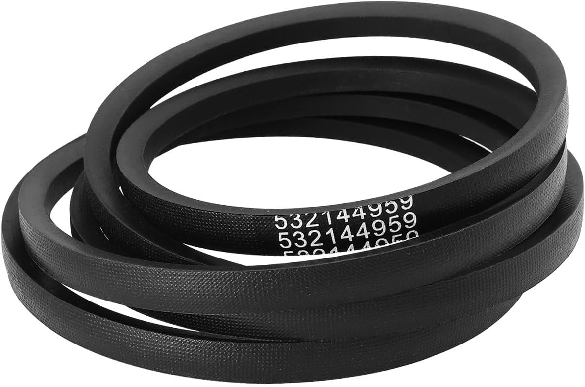 Ersatzantriebsriemen Für Rasenmäher 144959 532144959, Kompatibel Mit Sears, Poulan Und Rally, 95 X 93 X 1/2 Zoll, Schwarz
