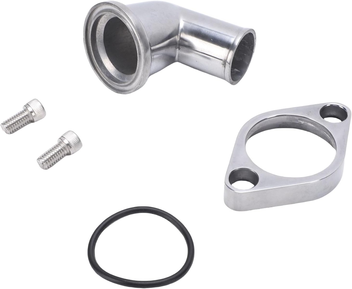 90° Drehbares Thermostatgehäuse Mit Wasseranschluss, Poliertes Aluminium, Ersatz Für Chevy 265, 283, 305, 327, 350, 383, 396, 427, 454, 502, O-ring Für Kleine Ventile