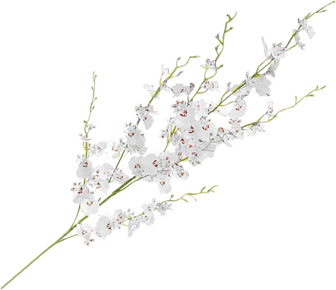 Künstliche Tanzende Seidenorchidee, 7 Zweige, 110 Cm Langer Stiel, Künstliche Orchideenblüten Mit Biegsamen Stielen, Kein Gießen Erforderlich, Für Zuhause, Hochzeiten Usw.