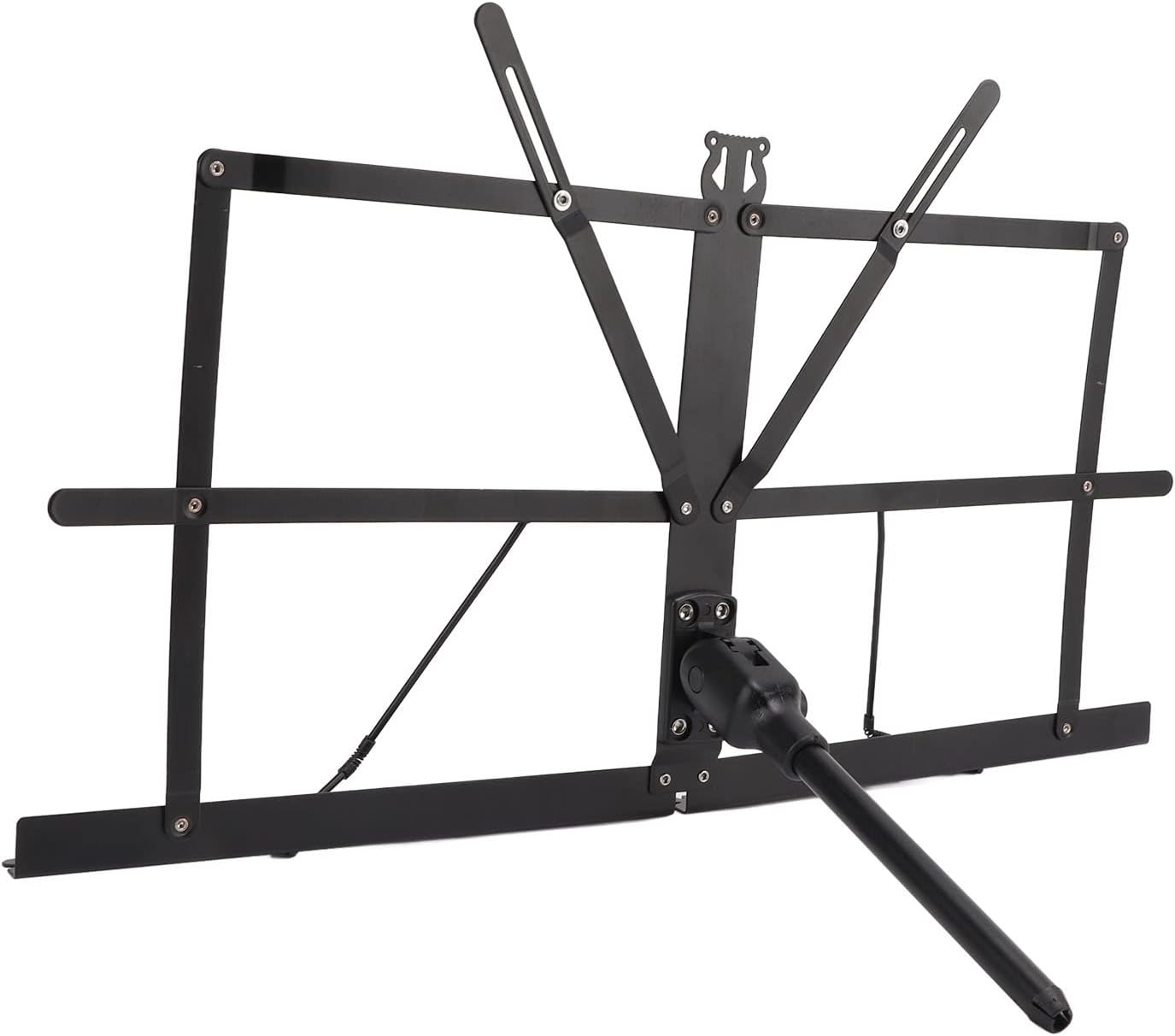 Klappbarer Notenständer Aus Metall Mit Gummifüßen, 28,4 X 46,5 X 23,1 Cm, Tisch-/studioständer Für Notenblätter