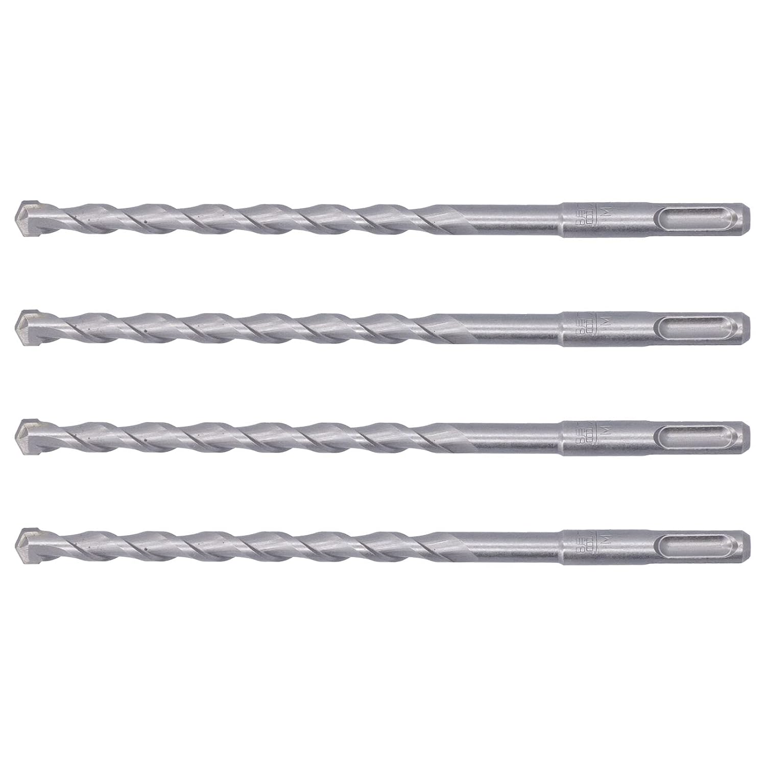 Rundschaft-hammerbohrer-set, 10 X 200 Mm, 4-teilig