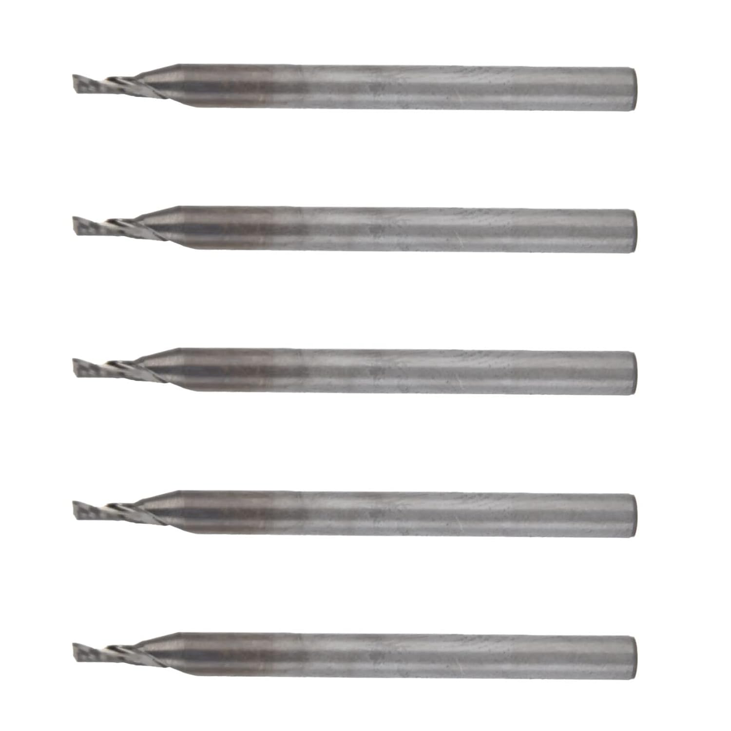 5-teiliger Spiralfräsersatz, 3,175 X 1,5 X 3 Mm, Wolframstahl