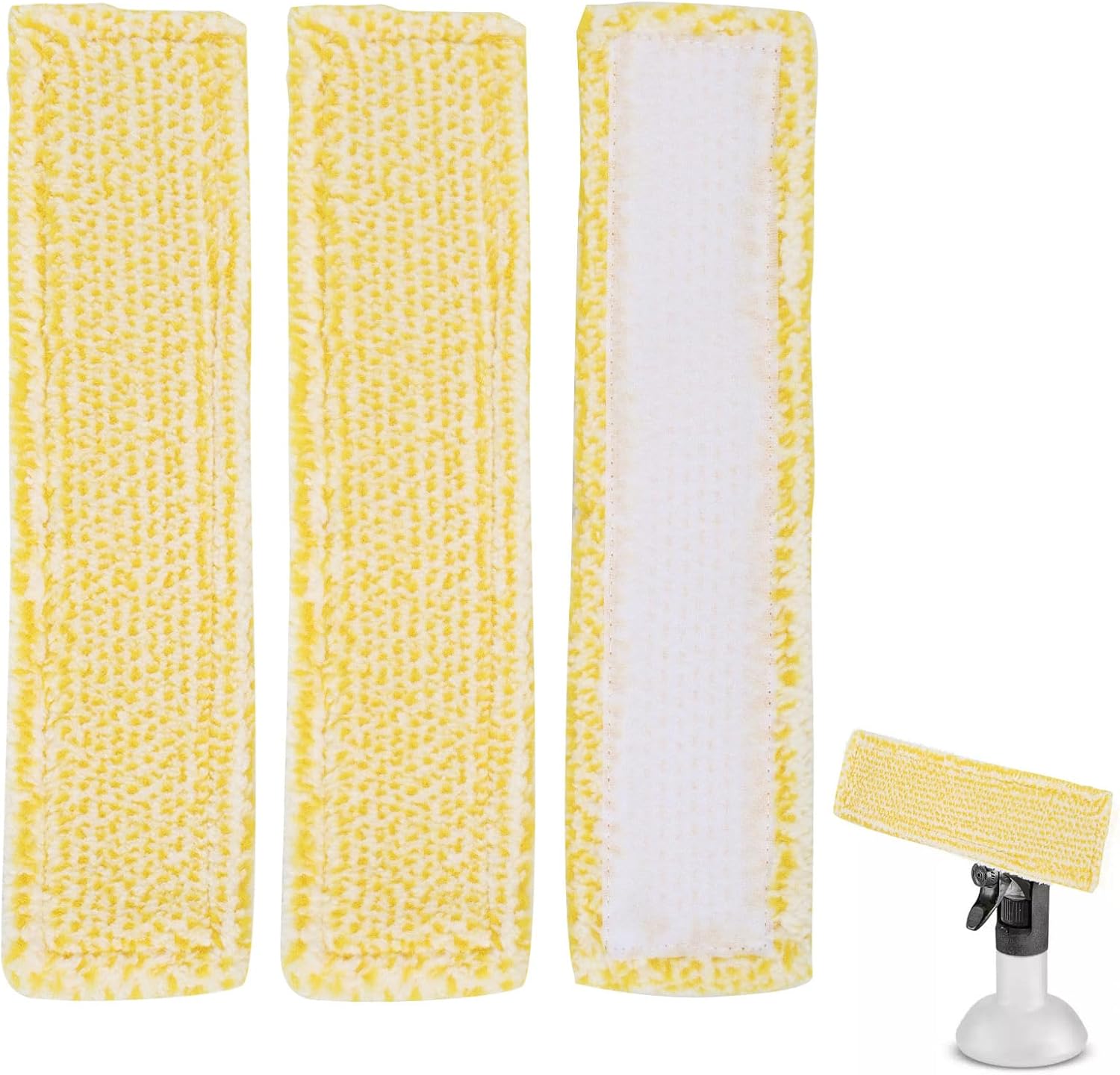 Set Mit 3 Ersatz-reinigungspads Für Kärcher Fenstersauger Wv2, Wv5 Und Wv6 Hochwertige Mikrofasertücher Mit Klettverschluss Für Einfaches Anbringen Und Austauschen