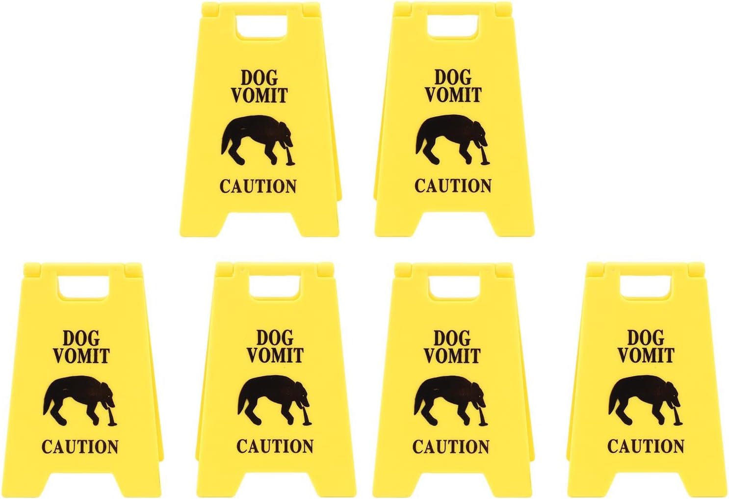 Warnschild „hundekotze“, Humorvolle Warndekoration