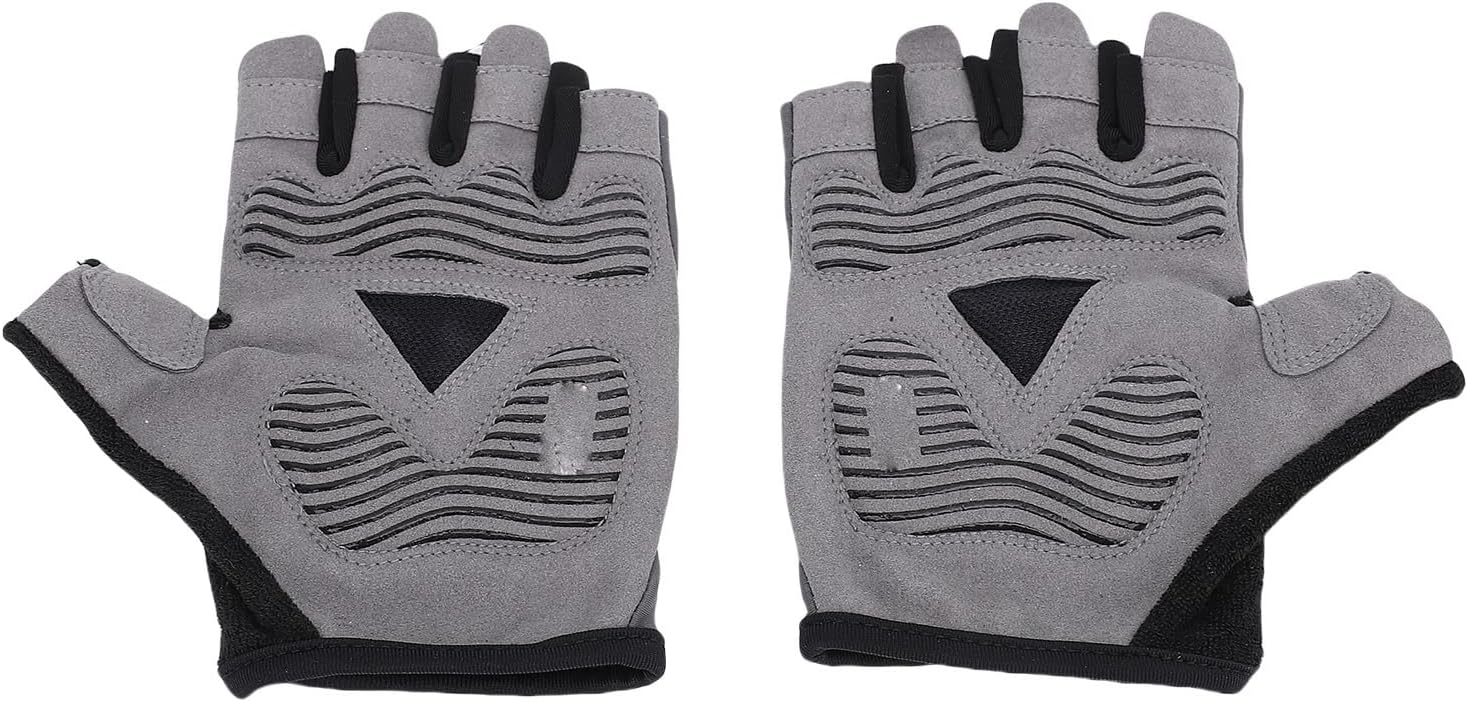 Halbfinger-radhandschuhe Mit Atmungsaktiver Handfläche Und Stoßdämpfung Für Rennradfahren, Mountainbiken Und Andere Outdoor-sportarten. Dehnbar Und Bequem Für Damen Und Herren.