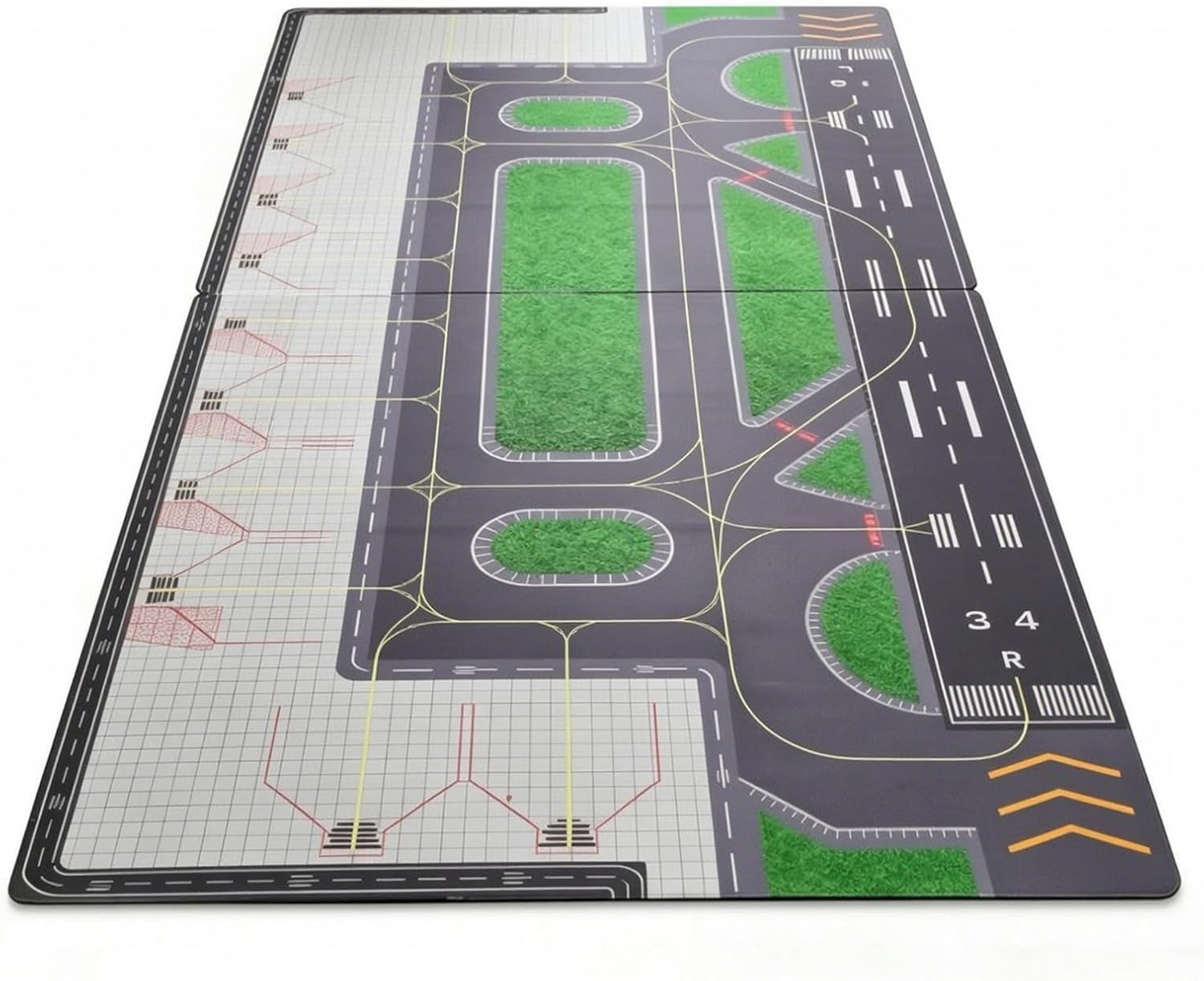 Rechteckige Flughafen-spielmatte Bedruckte, Vielseitige Spielmatte Mit Flugzeugmodellen, Für Tisch Und Schlafzimmer