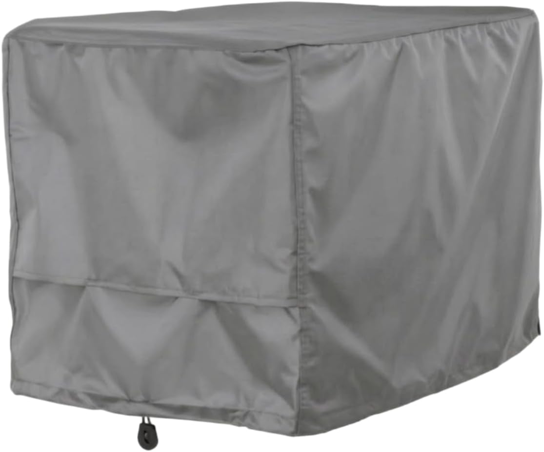 Generatorabdeckung, Grau, 210d Silberbeschichtet, 97 × 76 × 76 Cm