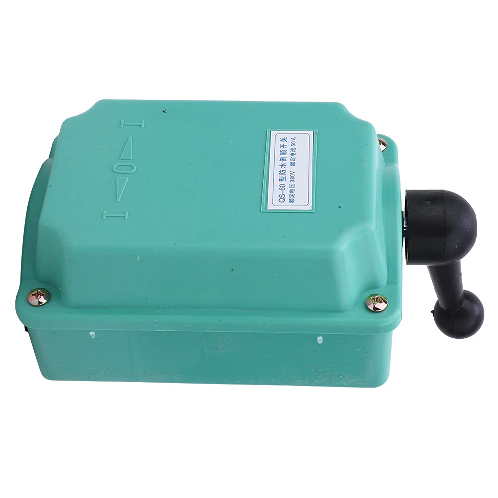 Trommelschalter Vorne Und Hinten, Wasserdichter Kunststoffgriff, 7,5 Kw 60a Motorsteuerung Für Einphasengeräte (qs-60)
