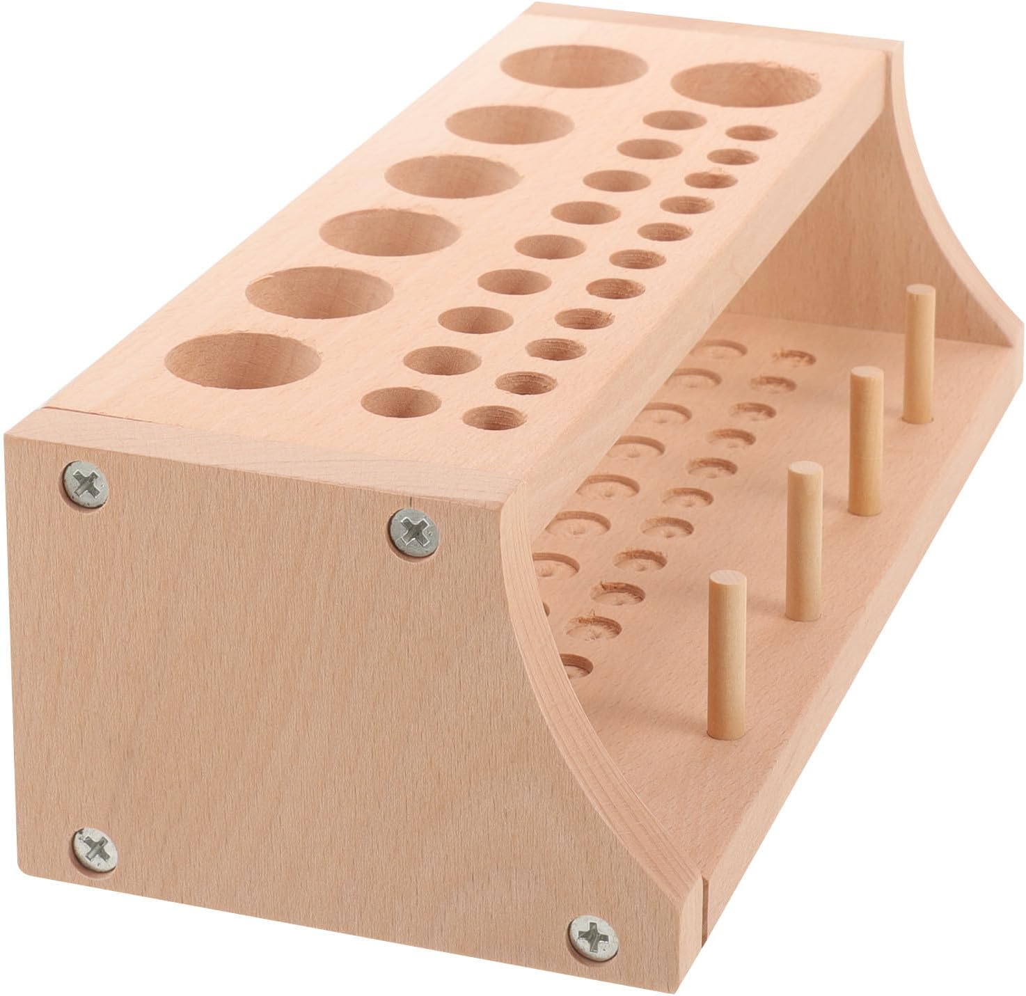 Einfacher Und Klassischer Werkzeugständer Aus Holz, Werkzeughalter, Aufbewahrungsorganizer, Handgefertigte Kreation Für Lederwerkzeuge Zu Hause
