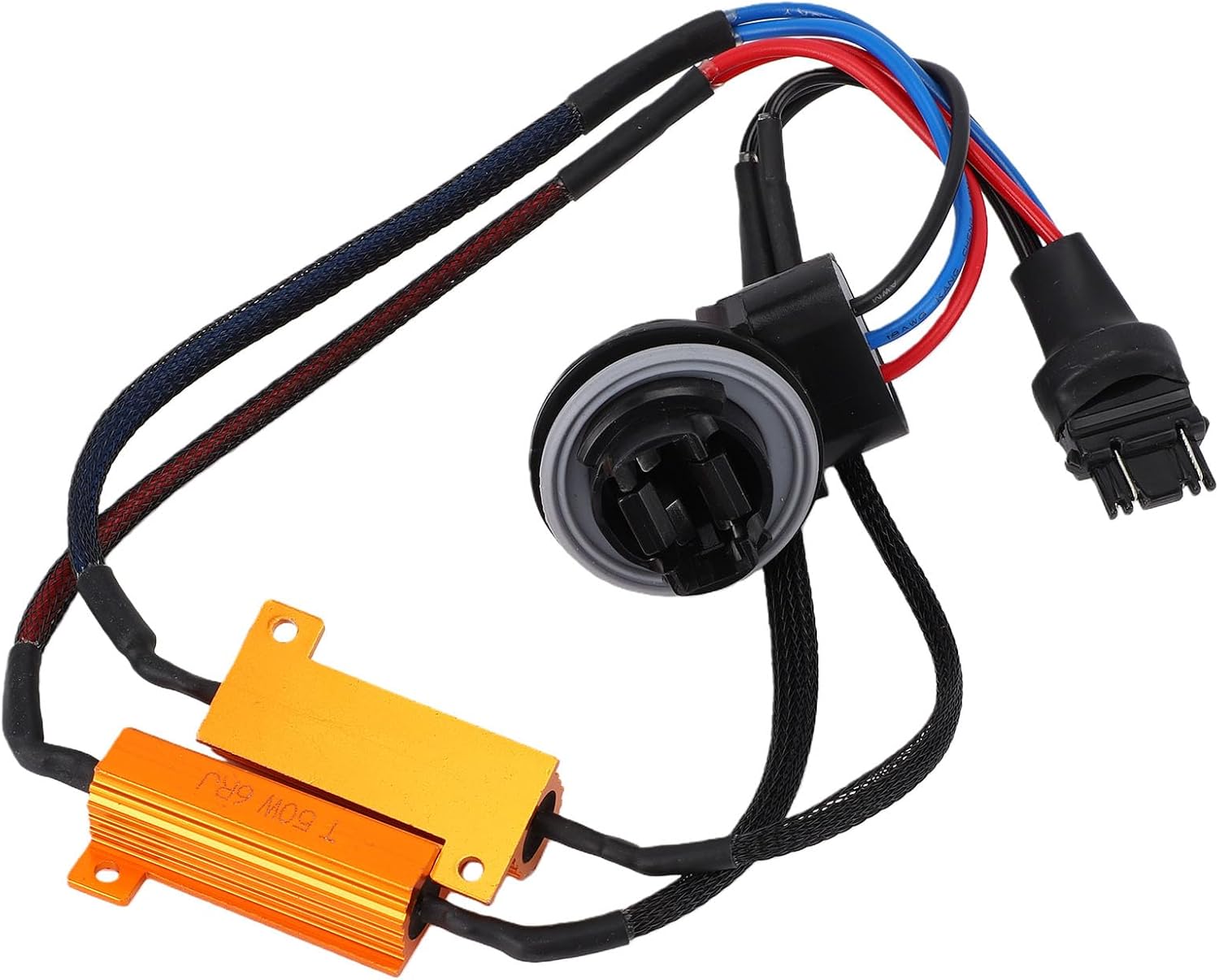 Blinker-fehlercode-kabelbaum, 3157-stecker, Lastkabelbaum Mit 50-w-6-ohm-led-widerstand Für Pkw Und Suvs, Plug-and-play-design