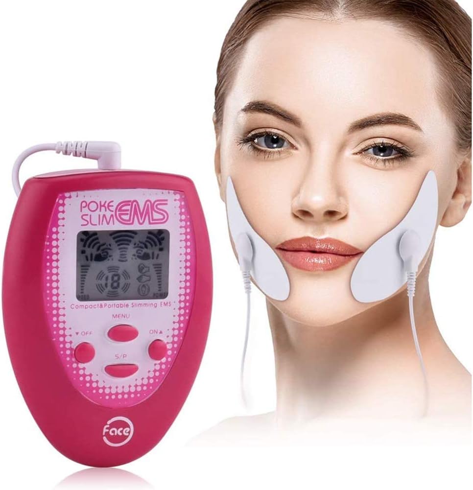 Effektives Mini-elektrostimulationsgerät, Tens-muskelmassagegerät, Ems-stimulationsgerät, Elektrisches Gesichtsmassagegerät, Vibrierendes Gesichtsmassagegerät – Komfortabel