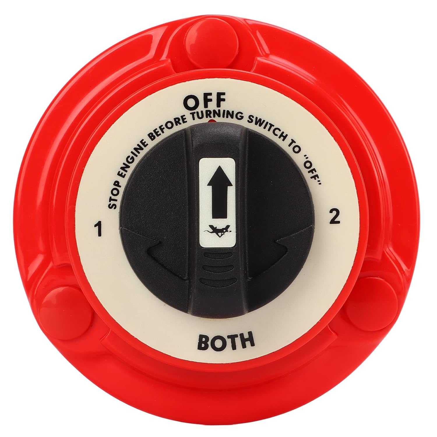 Batteriewahlschalter, Batterietrennschalter, Doppelschalter, 300 A, 4 Positionen, 6–32 V, Vorabschaltung, Netzschalter Mit Bolzen