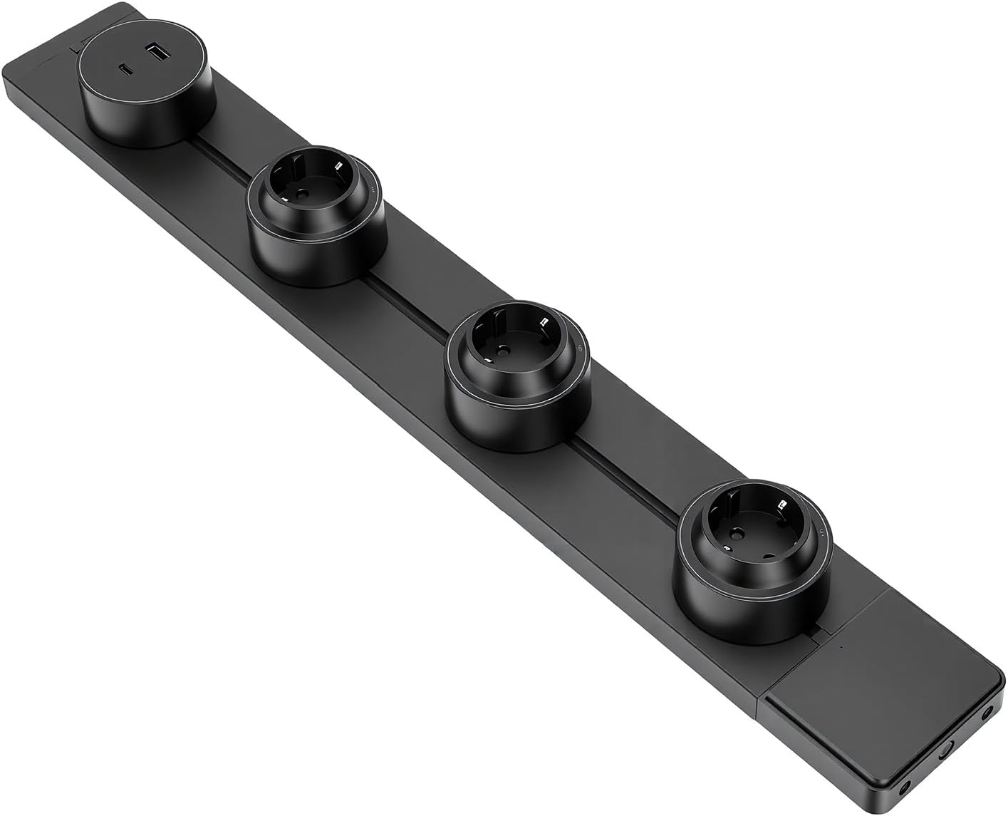 Steckdosenleiste 60 Cm, 3 Ac-anschlüsse, 1 Usb-anschluss, Ac 10 W, Aufputzmontage