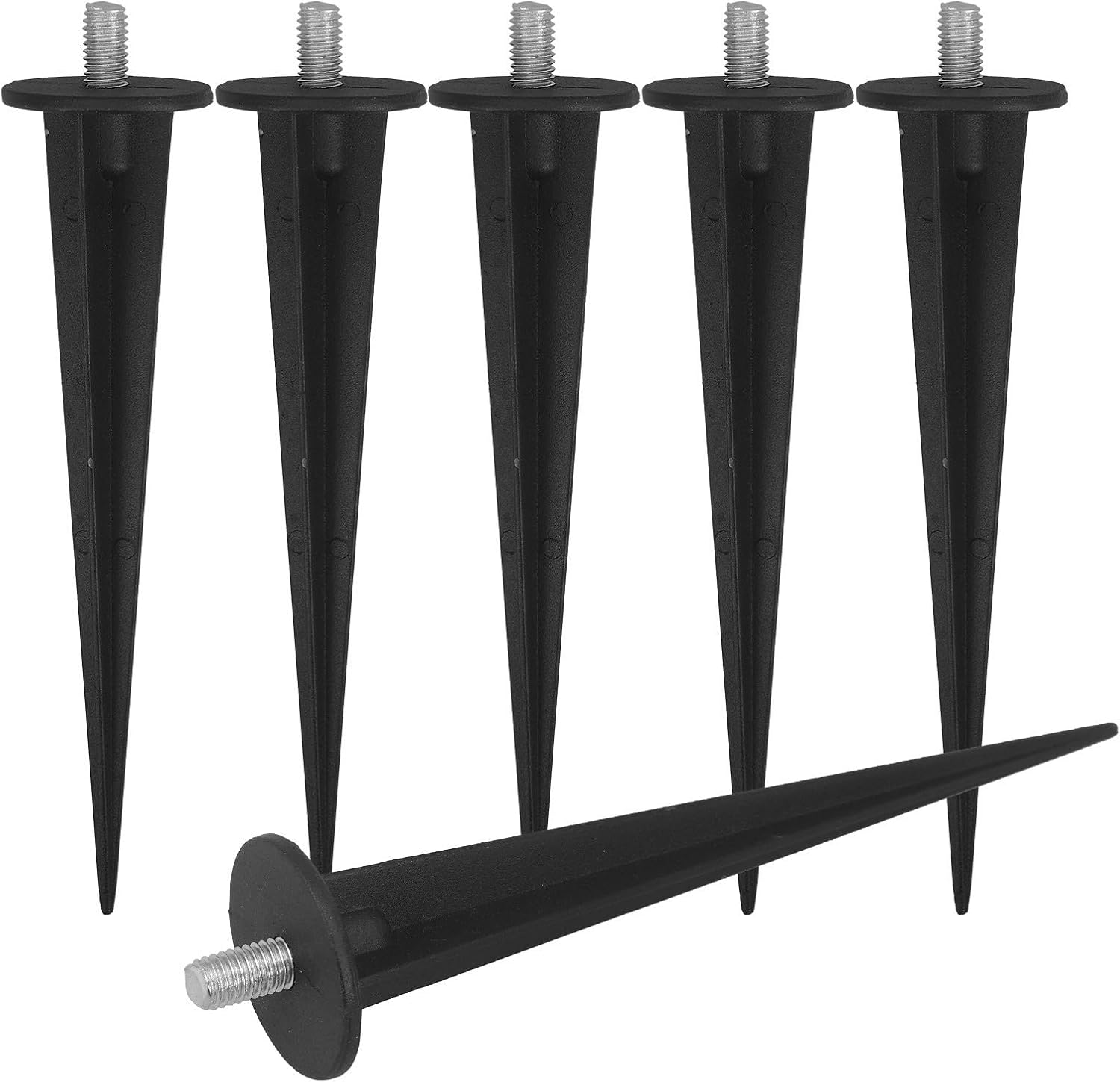 Erdspieße, Zubehör Für Gartenbeleuchtung, 6 Stück Aus Aluminiumlegierung, Einfach Zu Verwenden Und Zu Installieren