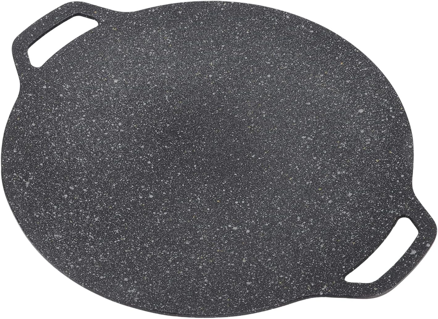 Koreanische Bbq-pfanne, Runde Aluminium-bbq-pfanne Mit Glänzender Antihaftbeschichtung Und Hoher Wärmeleitfähigkeit Für Outdoor-camping, Grillen, Braten Und Kochen (30 Cm)