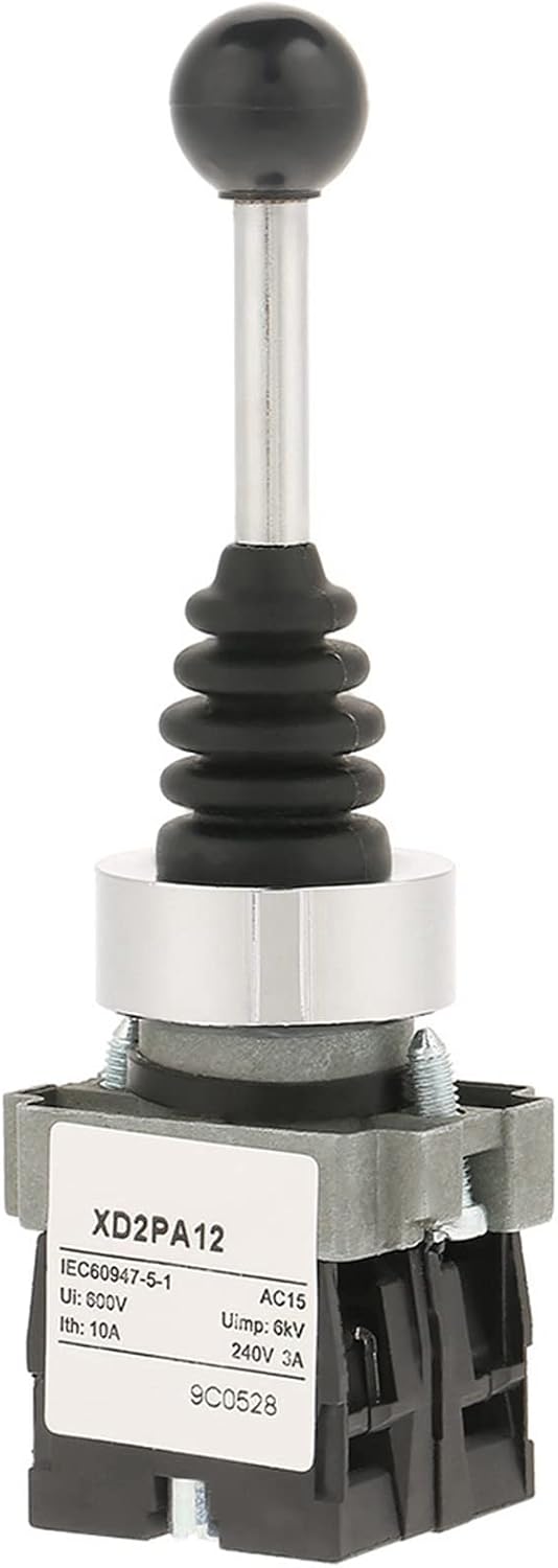 Joystick-schalter, Wasserdichter 2-positionen-momentan-joystick-schalter, 2 Schließer, Selbstverriegelnd Für Industrielle Steuerungen Und Xd2pa12