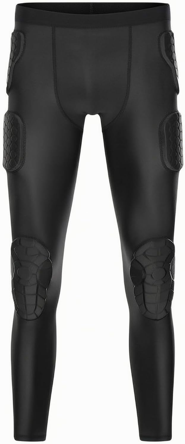 Gepolsterte Schutzhose, Größe M, Schwarz