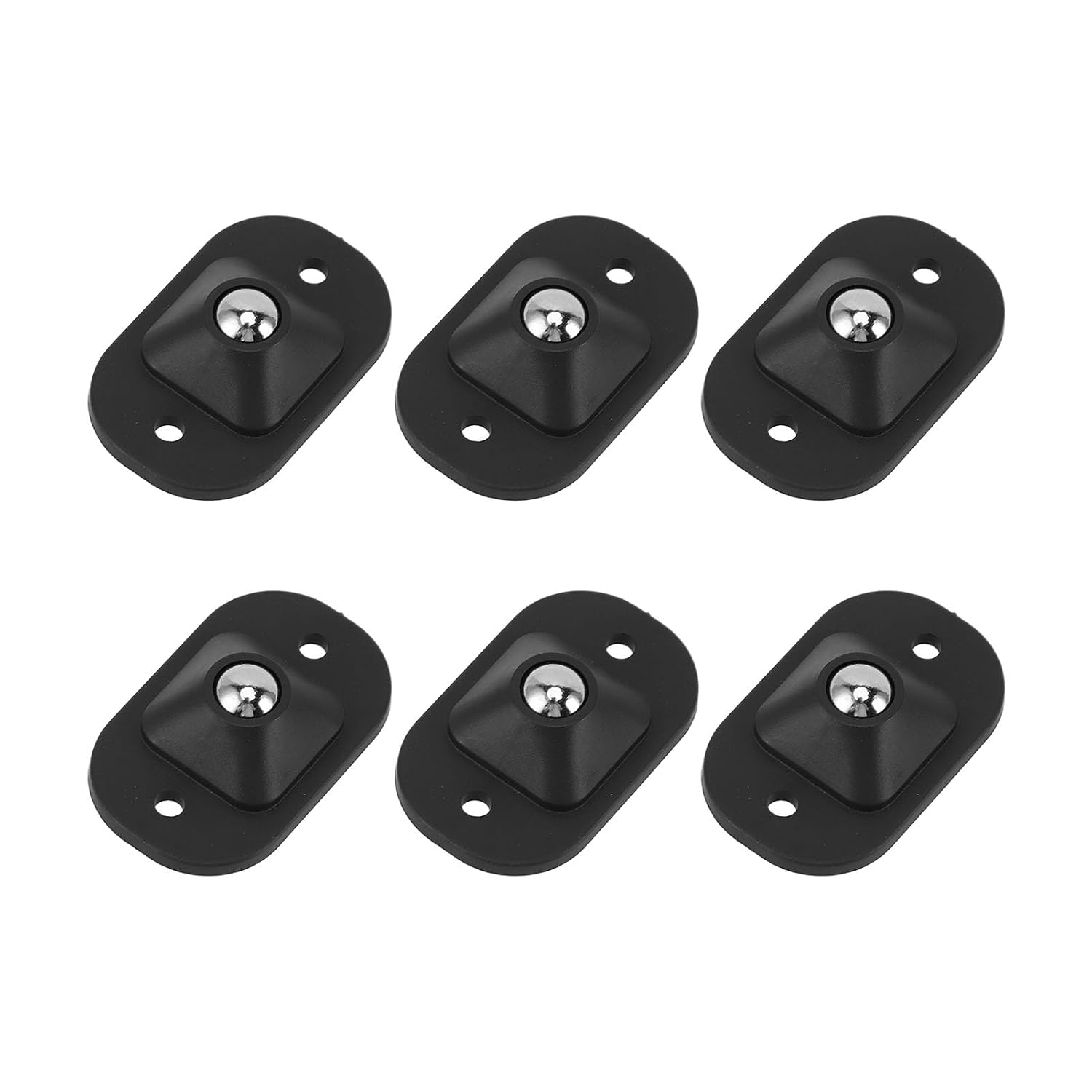 Mini-lenkrollen Mit Selbstklebefunktion Aus Stahl (schwarz)