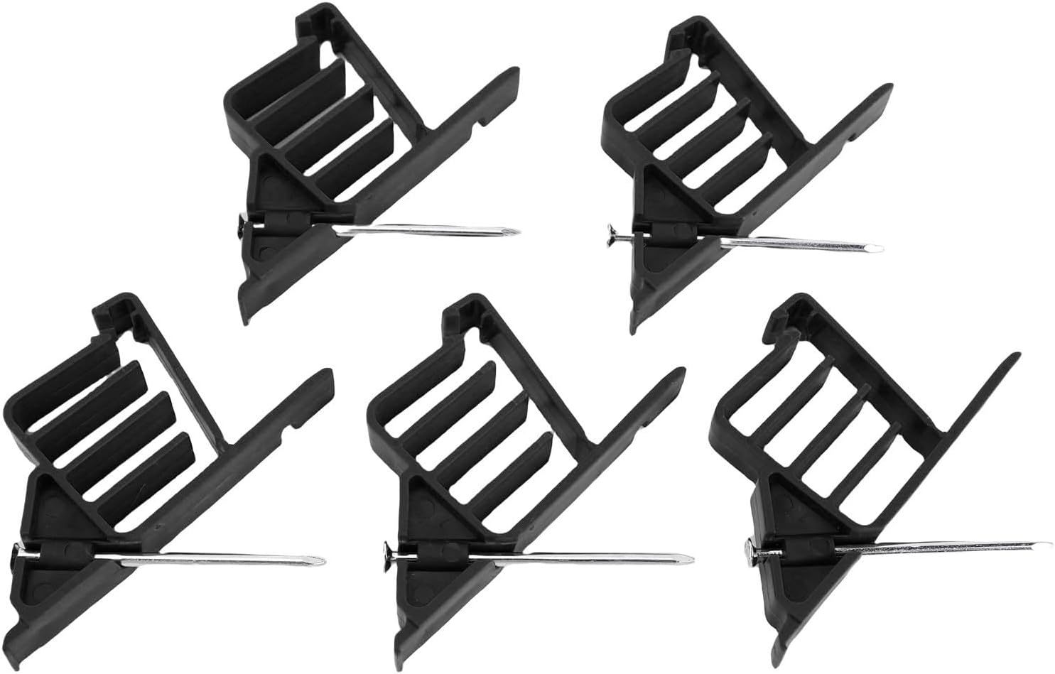 Kabel Mit Edelstahlnägeln, 25 Stück (schwarz)
