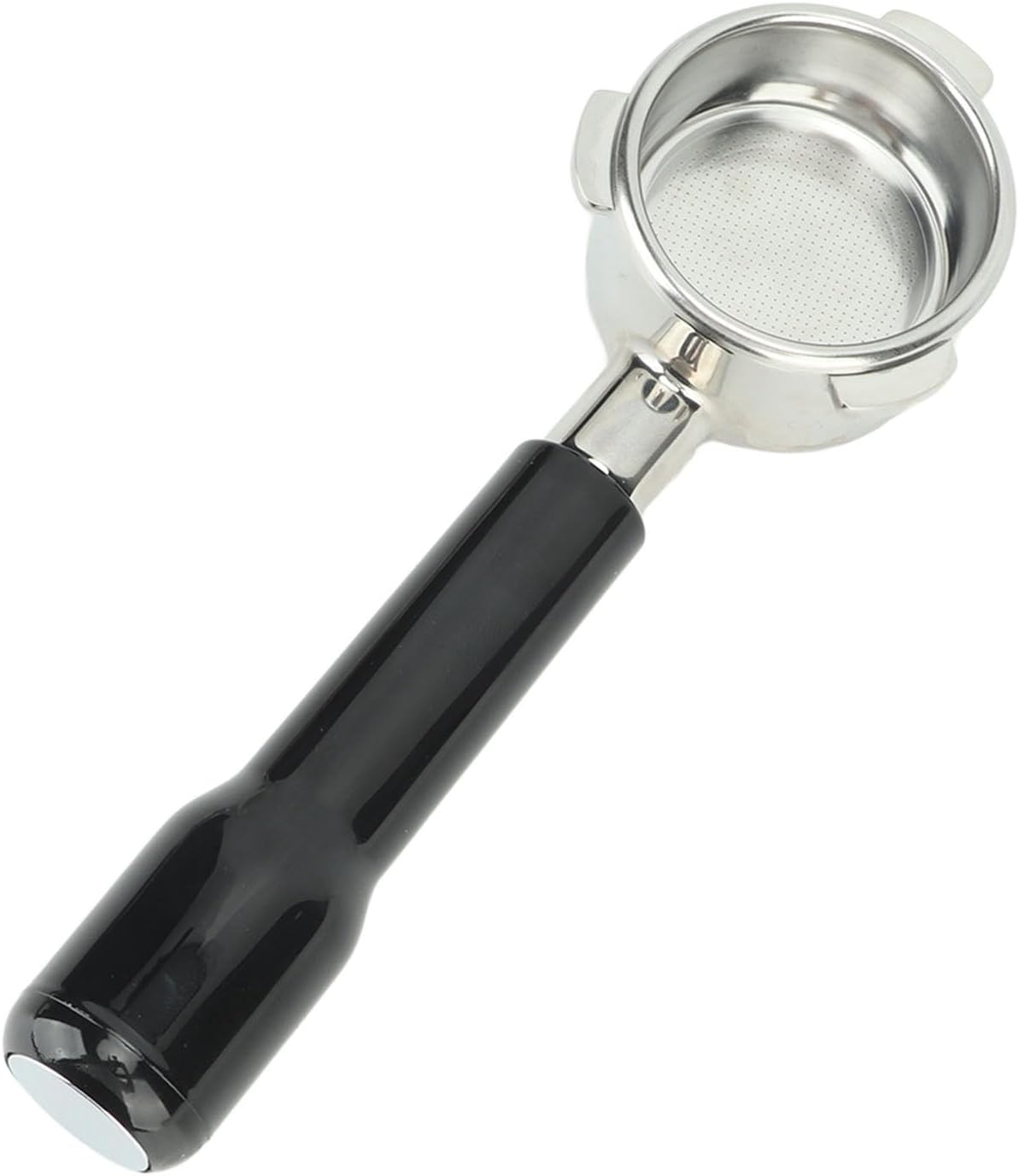 54-mm-filterhalter Ohne Boden, Edelstahl, 3 Halterungen, Bessere Extraktion, Sichtbare Durchflussrate Für Die Kaffeezubereitung, Für 8870880, Heimbarista-gebrauch (schwarz)