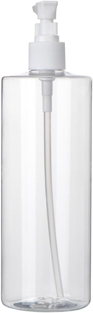 Set Mit 3 X 500-ml-kunststoff-pumpflaschen Für Lotion Und Flüssigseife, Auslaufsicher Und Platzsparend Für Die Aufbewahrung Im Badezimmer.