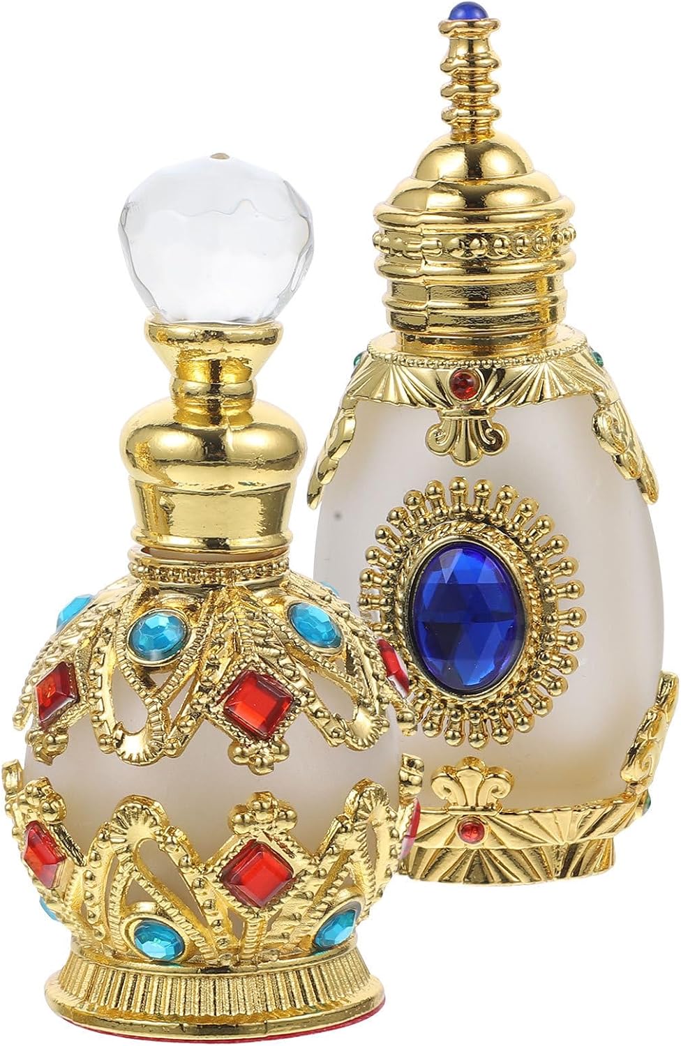 Nachfüllbare 15-ml-parfümflasche Aus Goldglas, 2er-set