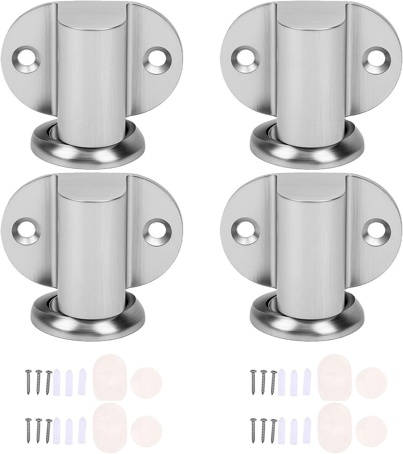 Magnetischer Türstopper, 4 Stück, Robuste Zinklegierung