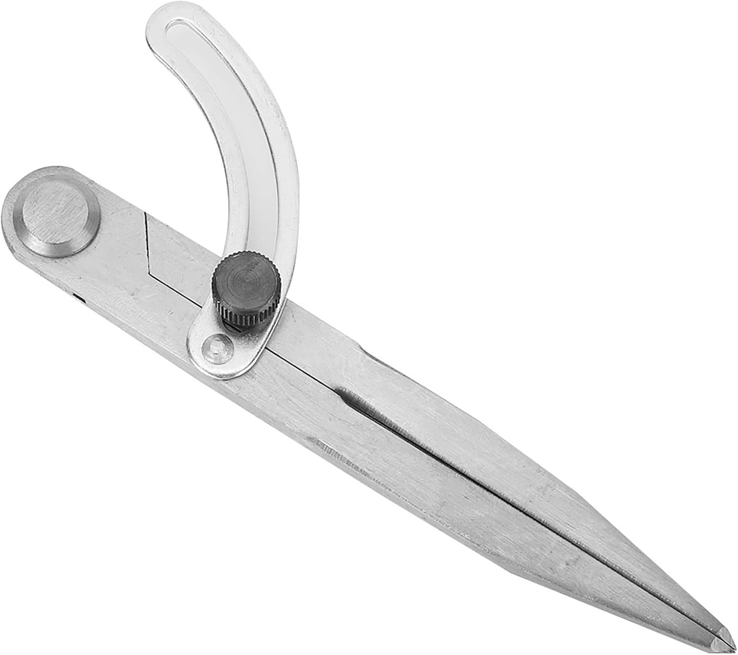 Handgefertigter Lederzirkel, 170 Mm Verstellbarer Abstand, Stahlkantenmarkierer Für Lederarbeiten Und Nahtrissen