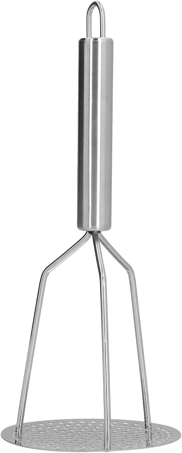 Kartoffelstampfer Aus Edelstahl Mit Ergonomischem, Rutschfestem Griff Zum Pürieren Von Kartoffeln, Obst Und Gemüse, Spülmaschinenfest