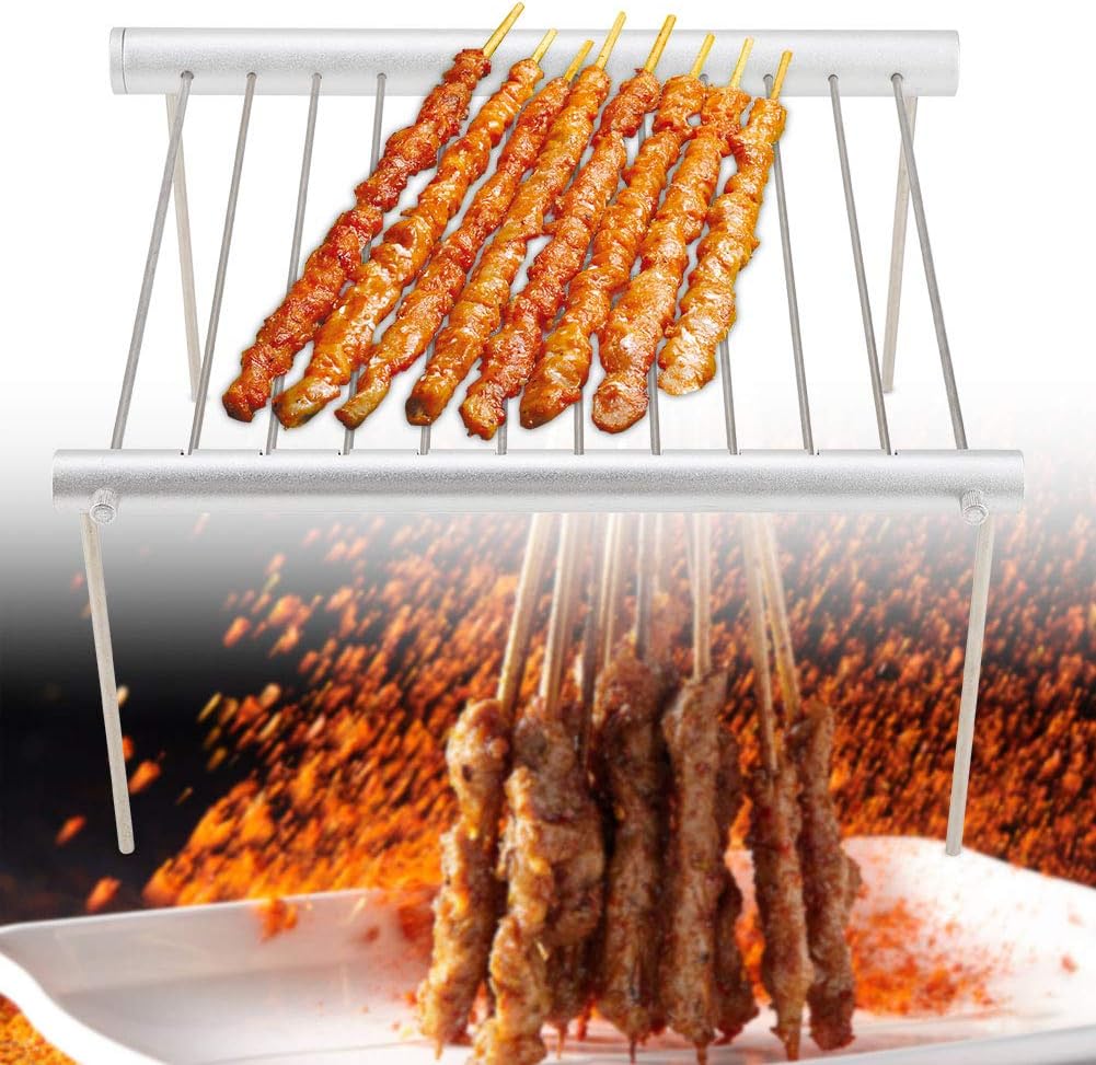 Tragbarer, Faltbarer Campinggrill Aus Edelstahl, 348 G Leicht
