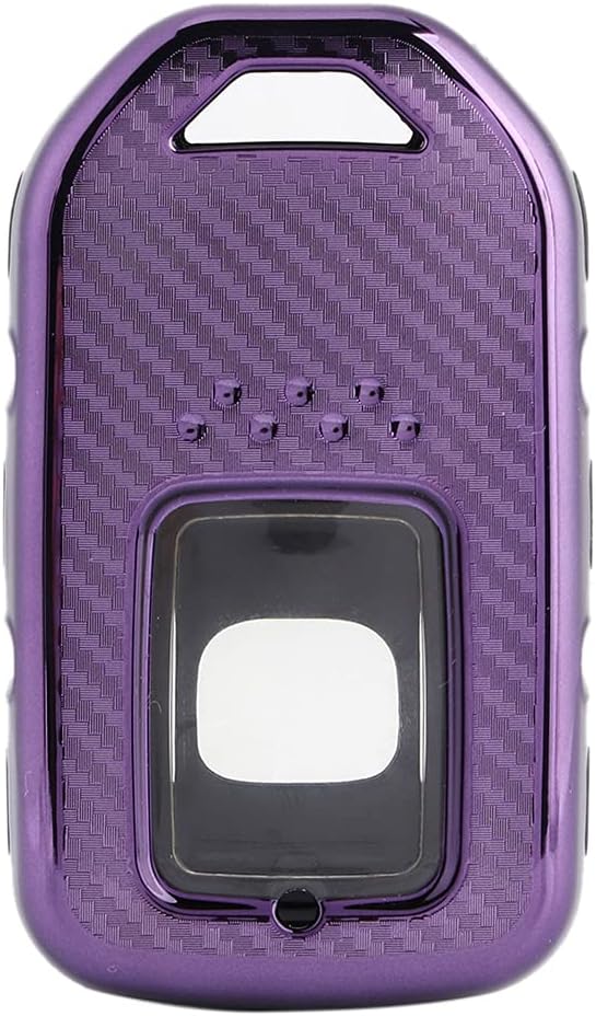 Schutzhülle Aus Carbonfaser-tpu Für Autoschlüssel, Passend Für Crv Und Hrv – Hochwertige Verarbeitung, Kratzschutz, Flexibles Material – Lila (purple)