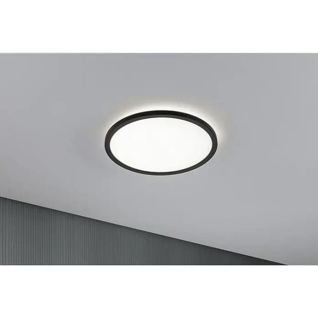 Paulmann Led Panel Atria Shine Schwarz Ø 29,3 Cm Neutralweiß Led Panel