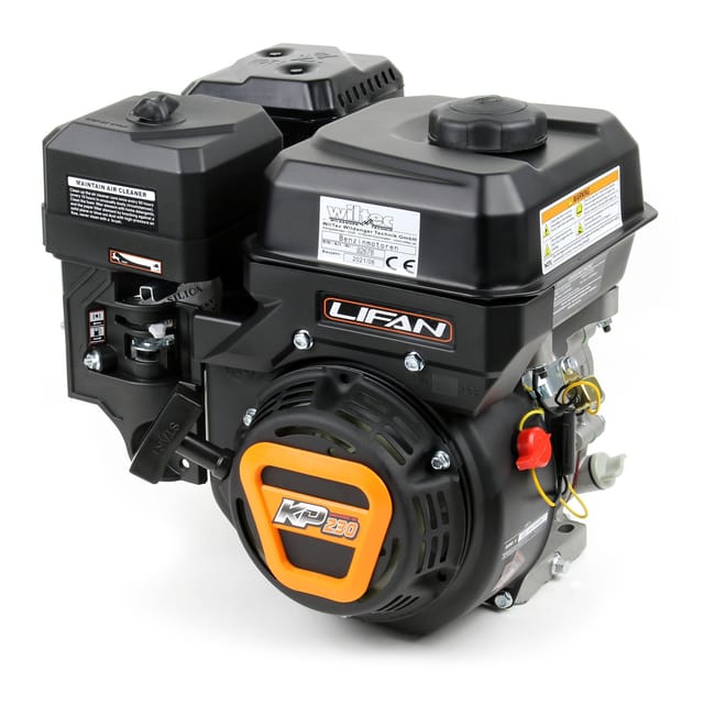 Lifan - Kp230 Benzinmotor Mit 6,5 Ps Einzylinder Für Rüttelplatten Und Baumaschinen, Luftgekühlter 4-takt Motor Mit 19,05 Mm Kurbelwelle, Ohv-ventilsteuerung & 223 Cc Hubraum