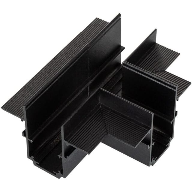 Efectoled - Verbindung Typ T Für Magnetschiene Einbau 20mm Schwarz
