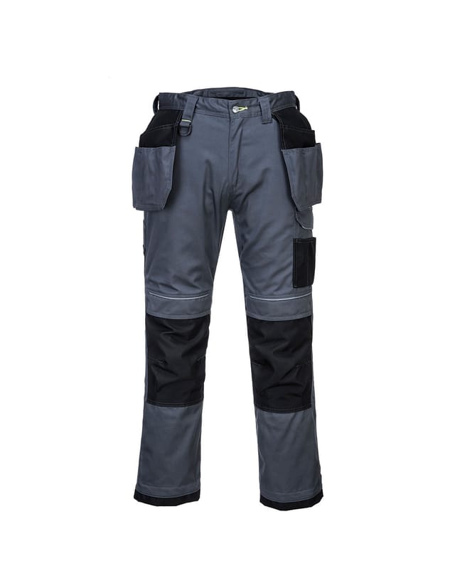 Holster-hose Pw3 Farbe: Grau Zoom/schwarz Größe 44 - Portwest