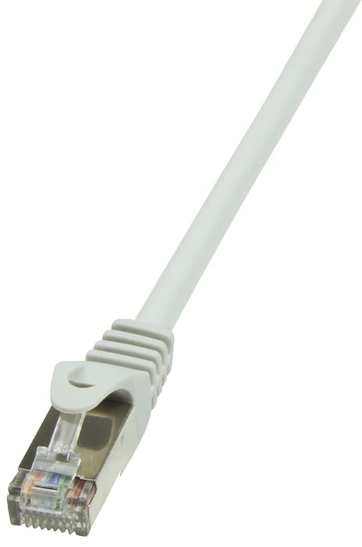 Patchkabel Econline Cat.5e F/utp Grau 0,5m - Logilink