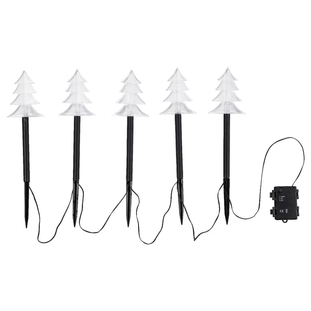 5er Set Led-stecker Weihnachtsbaum Batteriebetrieben-d76486